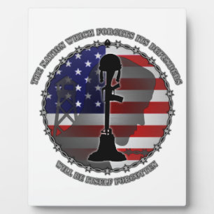 Die Nation, die ihre Verteidiger vergisst Fotoplatte