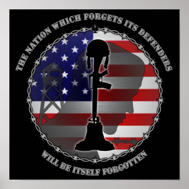 Die Nation, die ihre Verteidiger vergisst Poster (Vorne)