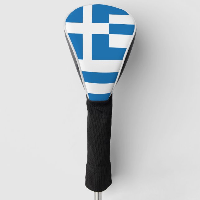 Die Nationalflagge Griechenlands Golf Headcover (Vorderseite)