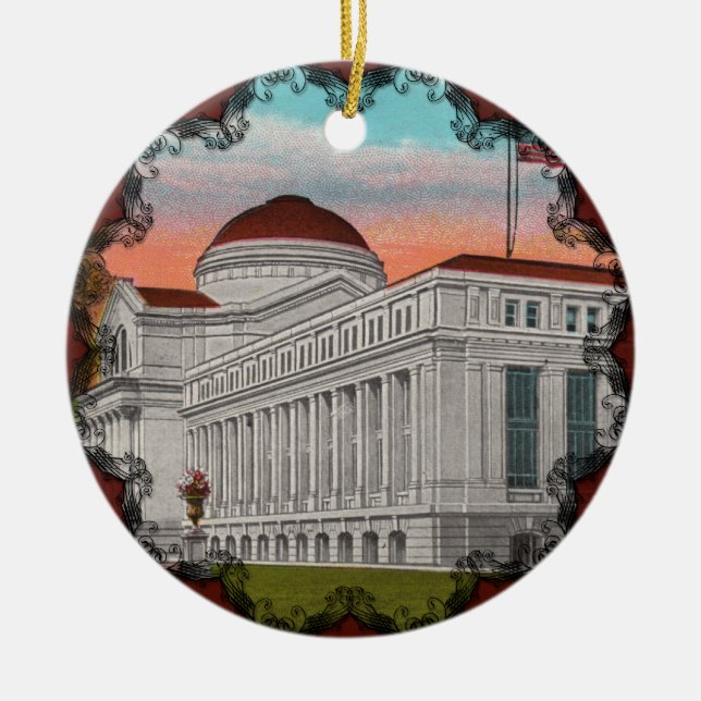 Die Nationalgalerie des Mendrisiotto Keramik Ornament (Vorne)