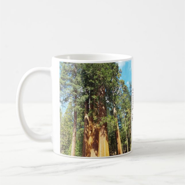 Die Nationalparks Sequoia und Kings Canyon Kaffeetasse (Links)