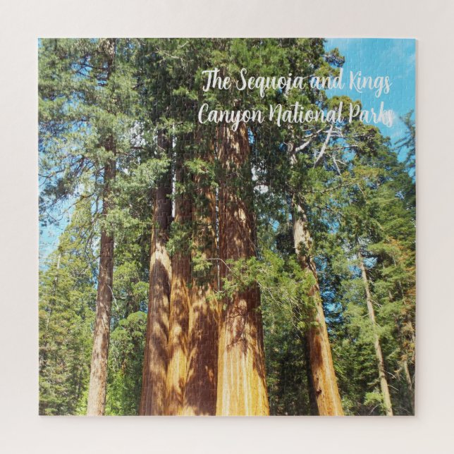 Die Nationalparks Sequoia und Kings Canyon Puzzle (Vertikal)