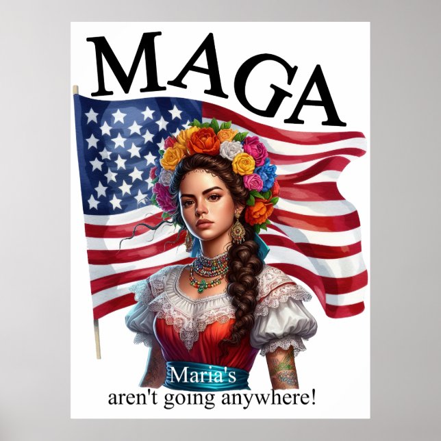 Die Native American_Mexican Heritage Fusion_Maria Poster (Vorne)