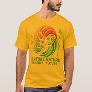 Die Natur des Earth Day, Zukunft stark T-Shirt