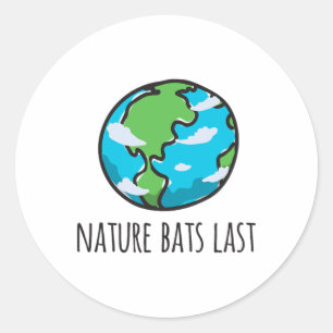 Die Natur des Erdtages Die letzte Umwelt Runder Aufkleber