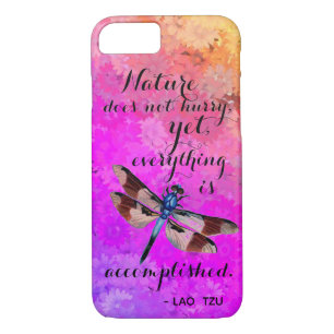Die Natur hasst LaoTzu Quote Dragonfly nicht Case-Mate iPhone Hülle
