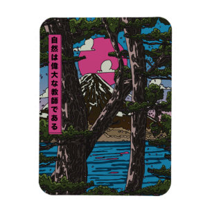 Die Natur ist ein großartiger Lehrer Magnet