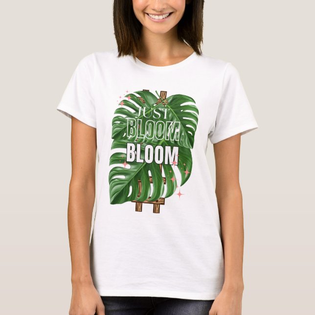 "Die Natur ist immer bei mir" T - Shirt (Vorderseite)