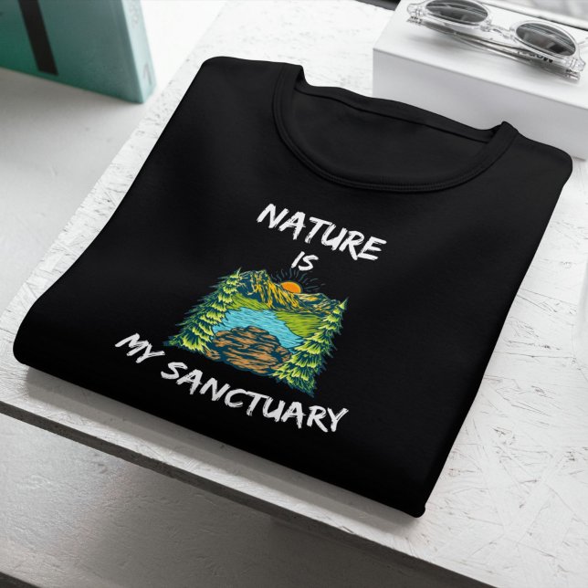 Die Natur ist meine Heiligtümer Wanderer Anthem T-Shirt (Von Creator hochgeladen)