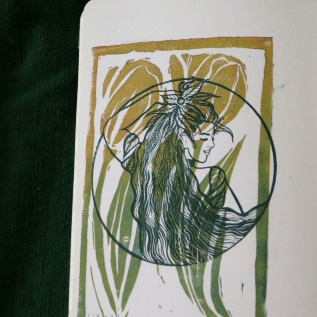 Die Natur ist meine kirchliche Druiden-Göttin Gummistempel (Von Creator hochgeladen)