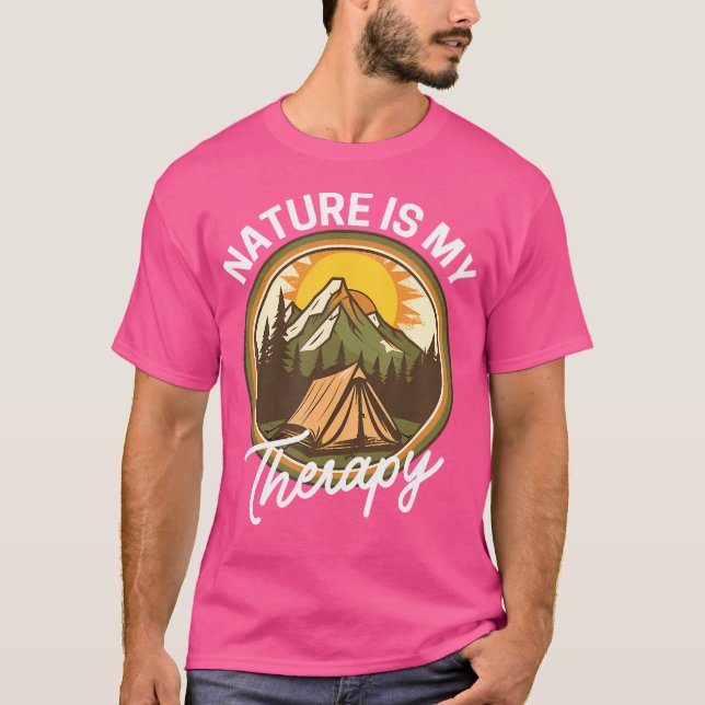 Die Natur ist meine Therapie T-Shirt (Vorderseite)