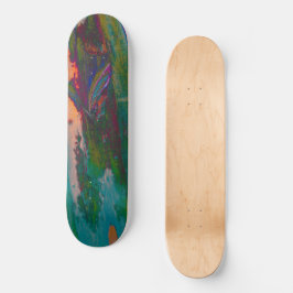 Die Natur mit Haltung reiten Skateboard