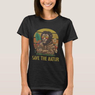Die Natur Rette die Umwelt der Naturlandschaft T-Shirt