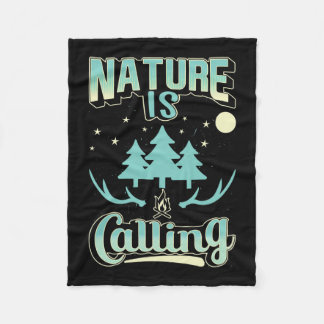 Die Natur zu wandern ruft Fleecedecke