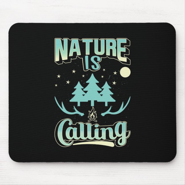 Die Natur zu wandern ruft Mousepad (Vorne)