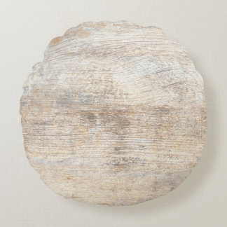 Die natürliche Holzstruktur, der Parkettboden Rundes Kissen