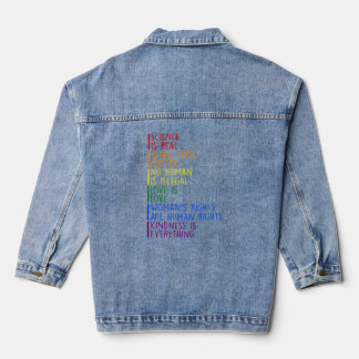 Die Naturwissenschaften im Gay Pride sind die wahr Jeansjacke