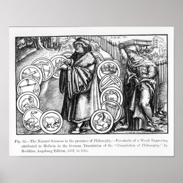 Die Naturwissenschaften in Gegenwart von Poster (Vorne)