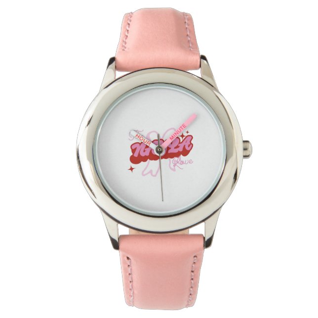 Die NAYLA Liebe Armbanduhr (Vorderseite)