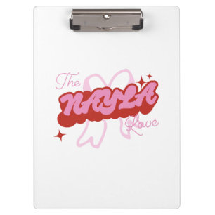 Die NAYLA Liebe Klemmbrett