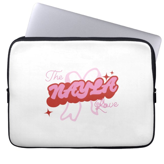 Die NAYLA Liebe Laptopschutzhülle (Vorderseite)