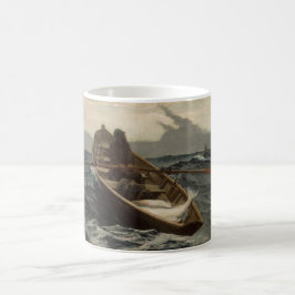 Die Nebelwarnung (von Winslow Homer) Kaffeetasse