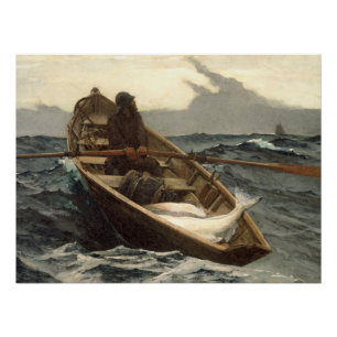Die Nebelwarnung von Winslow Homer Poster