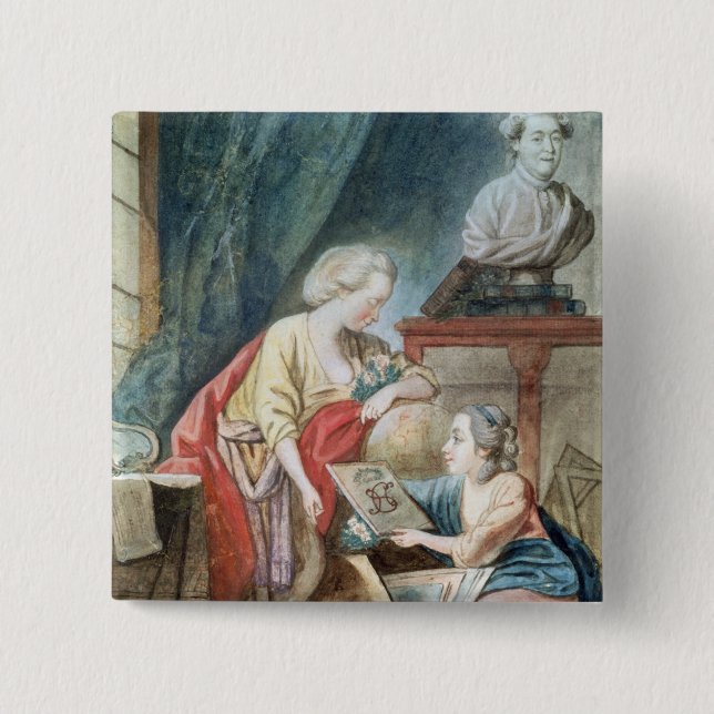 Die Necker Familie im Jahre 1780 Button (Vorderseite)