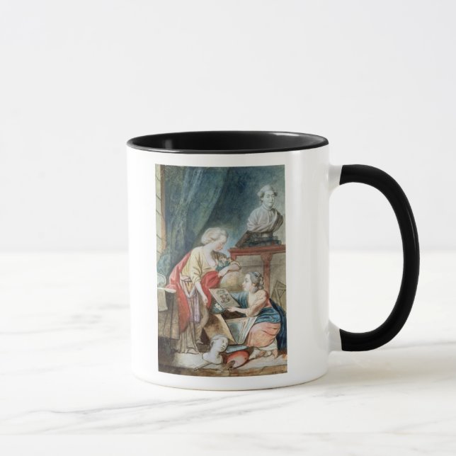 Die Necker Familie im Jahre 1780 Tasse (Rechts)