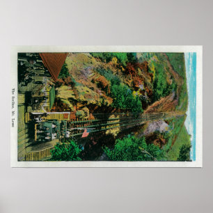 Die Neigung an Mt. LoweMt. Lowe, CA Poster