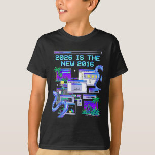 Die neue 2016 Vaporwave Pixel Computer Ästhetik T-Shirt