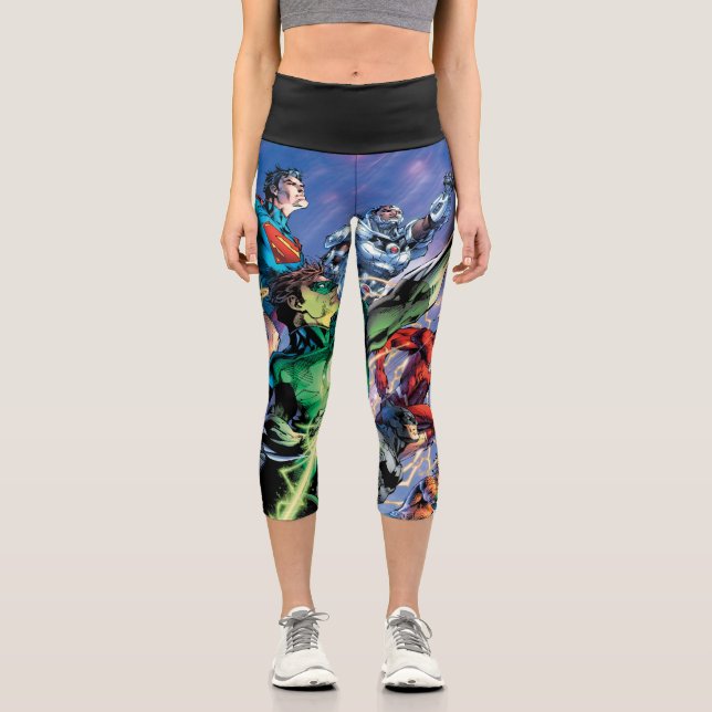 Die neue 52 Cover #1 3rd Print Capri Leggings (Vorderseite)