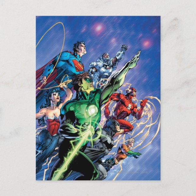 Die neue 52 Cover #1 3rd Print Postkarte (Vorderseite)