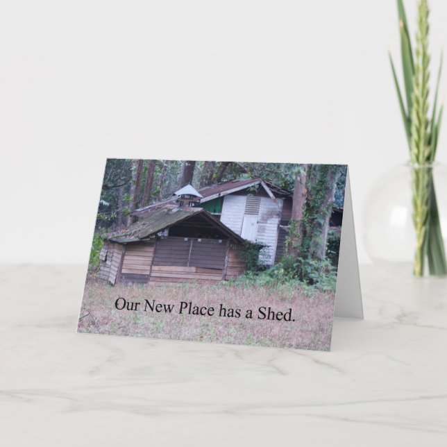 Die neue Adresse hat eine lustige Änderung der Adr Ankündigung (Vorderseite)