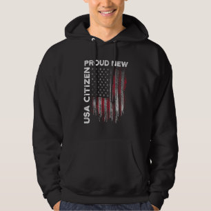 Die neue amerikanische Staatsbürgerschaft 4. Juli Hoodie