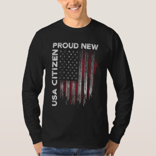 Die neue amerikanische Staatsbürgerschaft 4. Juli T-Shirt