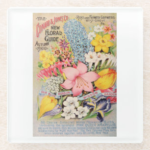 Die neue Blumenwerbung von Conard & Jones Glasuntersetzer