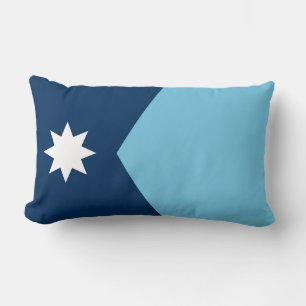 Die neue Flagge des Bundesstaates Minnesota (Neuge Lendenkissen