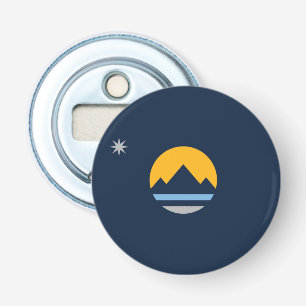 Die neue Flagge von Reno, Nevada Flaschenöffner