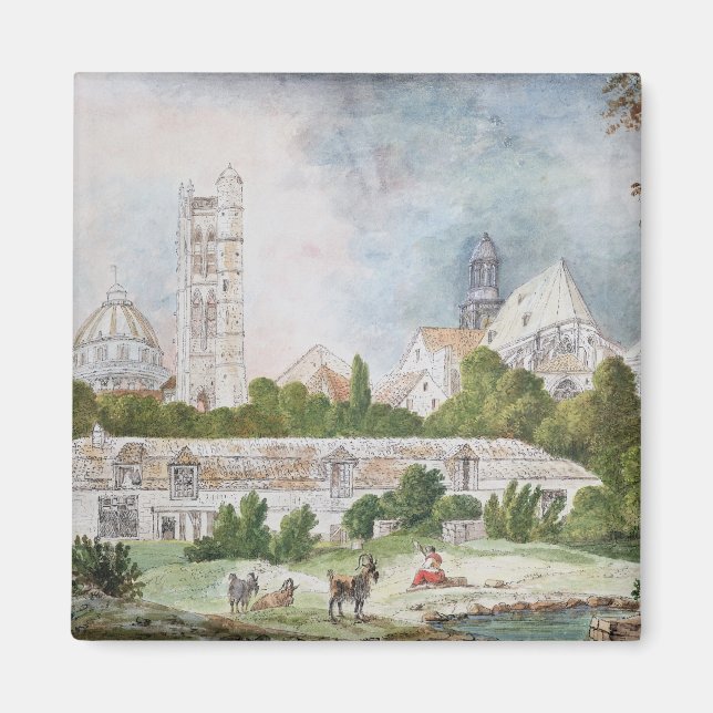 Die neue Kirche von Sainte-Genevieve Magnet (Vorne)