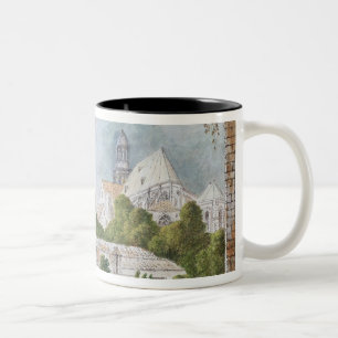 Die neue Kirche von Sainte-Genevieve Zweifarbige Tasse