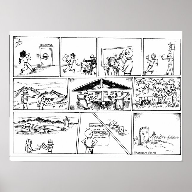 Die neue Rekrutierung Poster (Vorne)