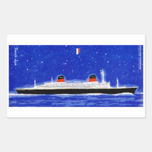 Die neue SS France Rechteckiger Aufkleber