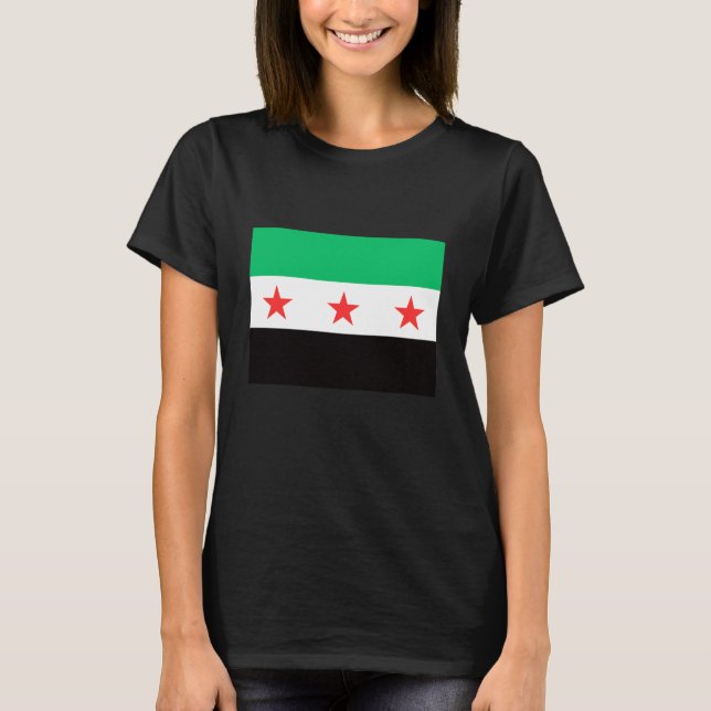 Die neue syrische Flagge - Syrien - Freiheit nach  T-Shirt (Vorderseite)