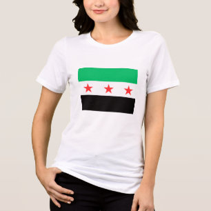 Die neue syrische Flagge - Syrien - Freiheit nach  Tri-Blend Shirt
