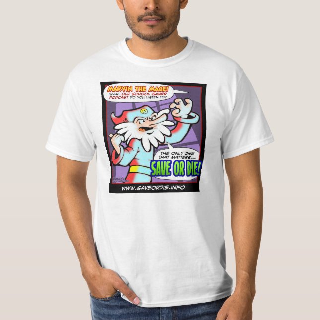 Die neuen retten oder die nur T - Shirt-Weiß T-Shirt (Vorderseite)