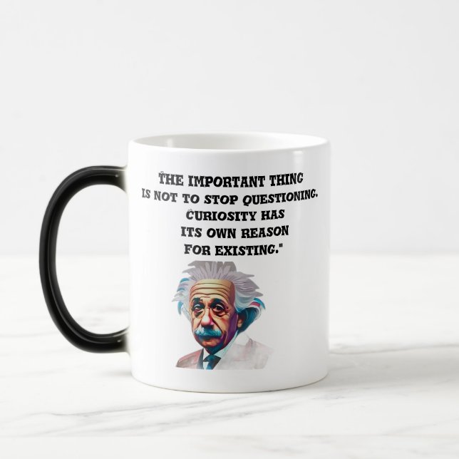 Die neugierige Tasse EinsteinQuotesMug (Links)