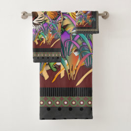 Die Neuheit der Blume nur riechen Badhandtuch Set