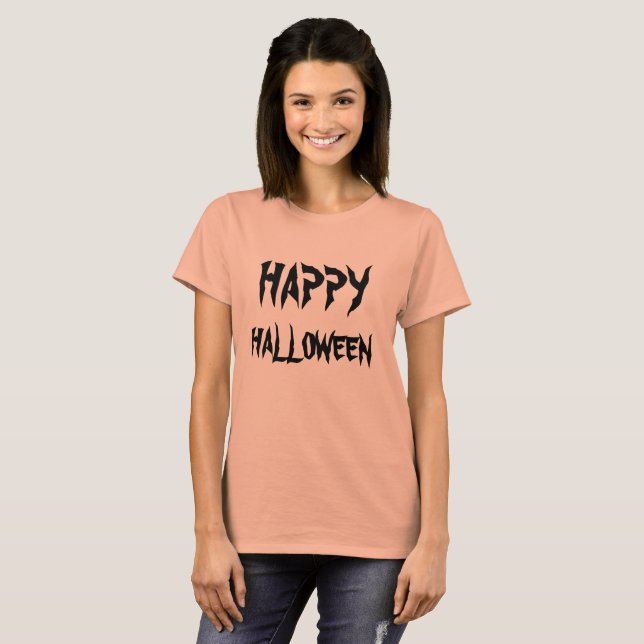 Die Neuheits-Feiertags-T - Shirt glücklicher (Vorne ganz)