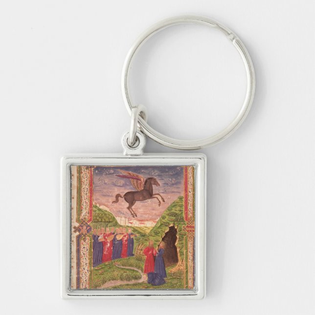 Die neun Musen, die Instrumente spielen Schlüsselanhänger (Vorne)